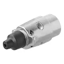 7-pin metal connector with screw connection