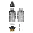 7-pin metal connector with screw connection