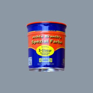 Branths S-Glaze (slow drying) can 0.75 l silver gray RAL 7001