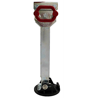 AL-KO support leg, galvanized, swiveling length: 410mm, stroke: 180mm