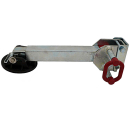 AL-KO support leg, galvanized, swiveling length: 410mm, stroke: 180mm