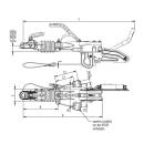 KNOTT AE connection V 2000-3500kg KFG 35 D / GF top / bottom LM: E 120, D 200/225 without SK