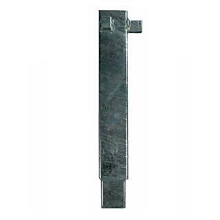 Steel corner stanchions for side walls, construction height 300 mm, front right / rear left