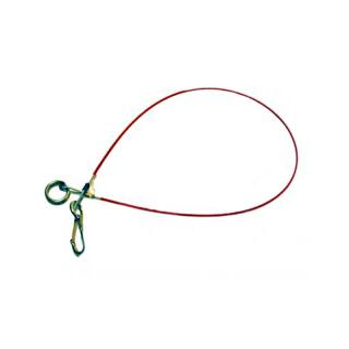 Breakaway rope PVC-coated with ring length 1700 mm