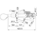 AL-KO overrun device -PROFI V- Ges.-Gew. 1600 - 3000 kg, AE 3000, RB: 2361