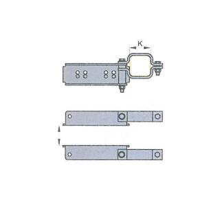 BPW spar connection for axle beam 80 mm square