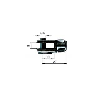 Clevis heads for gas springs, gas pressure springs (A) M24 / (F) M6 / (C) 8 / (E) 6