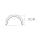 Plastic mudguard B200 S660 L1040 H330