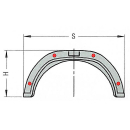 AL-KO mudguard 10 "B180 S620 H240