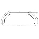 Double axle mudguard profile 12/40 B240 L1910 S1500 H380