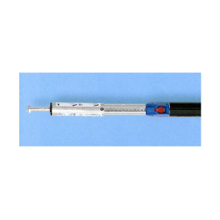 Aluminum locking bar with protective hose 1250-1750 mm, pin Ø 19 mm with slot