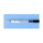 Aluminum locking bar with protective hose 1250-1750 mm, pin Ø 19 mm with slot