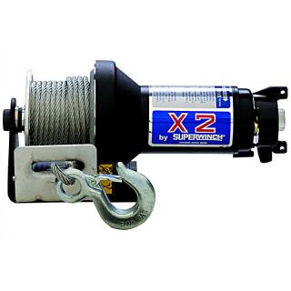 Cable winch DC motor type X2 rope & hook 12 V