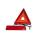 Warning triangle Euro version according to ECE regulation 430 x 45 x 20 mm