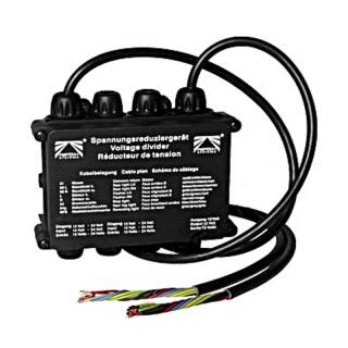 Voltage reduction device 24 V to 12 V open ends