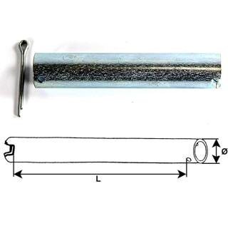 Axle tube Ø 30 x L 90 mm