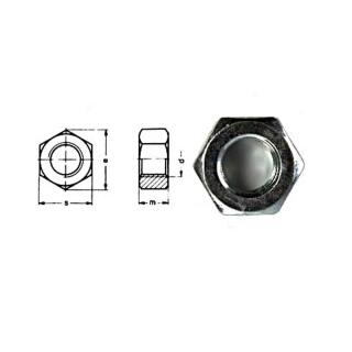 Hexagon nut DIN 934 galvanized M14