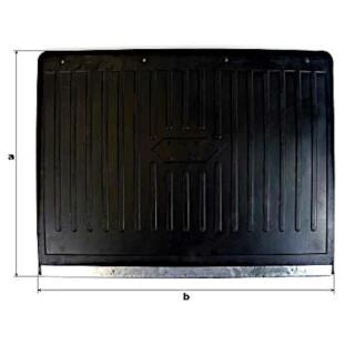 Mud flaps with spreader a 400 mm xw 600 mm