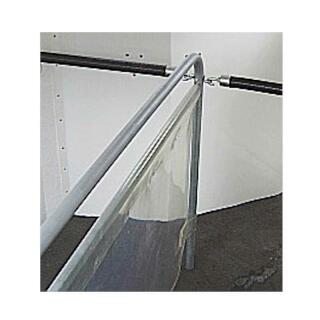 Partition wall PVC transparent both. smooth 1000 x 3 mm